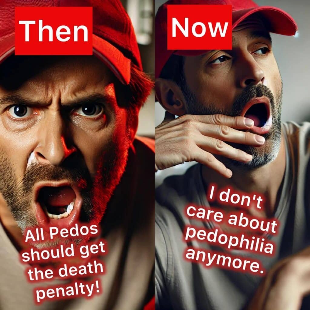 MAGA on pedophiles