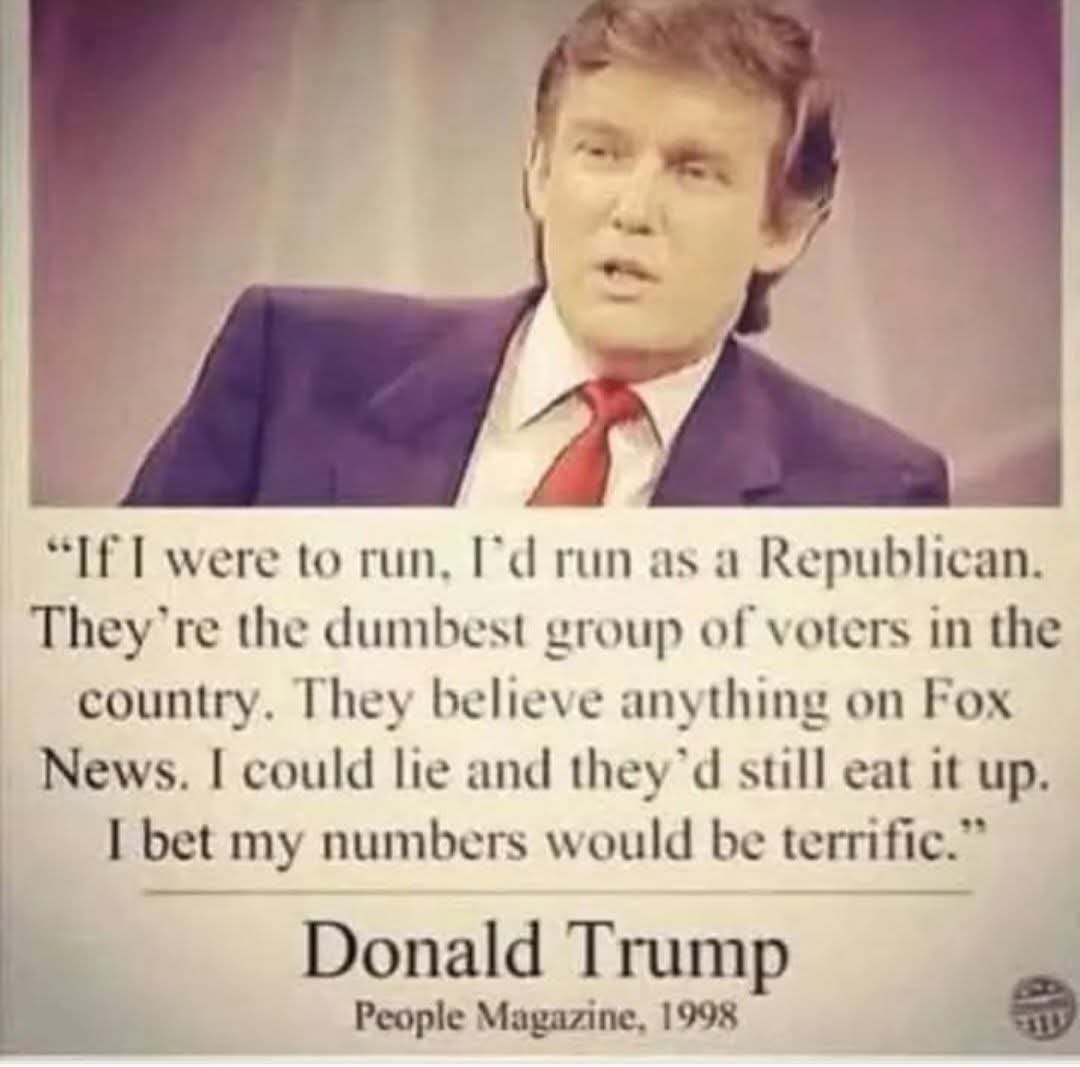 Republicans are the dumbest group of voters in the country