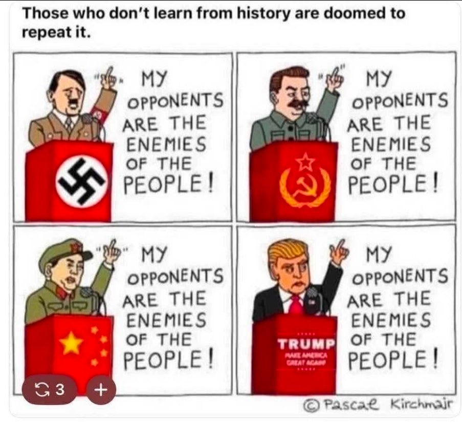 my opponents are the enemy of the people